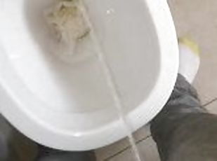 tissende, amatør, kæmpestor-pik, teenager, britisk, toilet, fetish, solo, realitet, pik