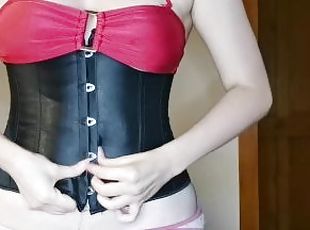 mon corset noir affine ma silhouette sexy