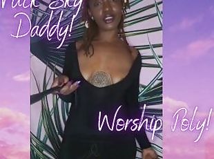 papá, amateur, babes, negra-ebony, negra, a-solas, papi, dominación-femenina