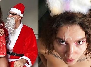 The Best Gift For The New Year Is Sex With Santa Claus And Magic Fa...