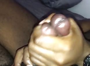 Two Black cocks rubbing together