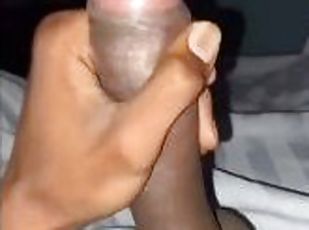 Solo Caribbean guy jerk off and made a huge load of cum ????fansly @Osho462