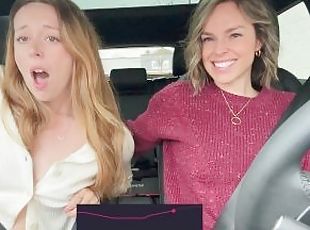 Serenity Cox and Nadia Foxx take on another drive thru with the lus...