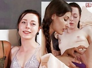 Ersties - Lesbisches Vergngen mit den zrtlichen Mdels Lisa und Milena