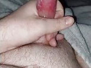 masturbation, amateur, ejaculation-sur-le-corps, énorme-bite, solo, rasé, blanc, bite