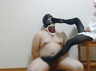 Slave training with footjob that prevents ejaculation ? Mistress/Sl...