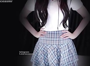 Full version benefits! Are you mature in primary school? ASMR drama female classmate. Join the telegram group t.meaceasmr to see more