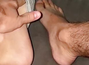 mataina, masturbācija-masturbation, amatieris, homoseksuāls, pēdas, pov, fetišs, kājas