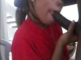 Ebony Deepthroatin Dick