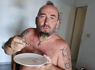 Cooking with Piss and Cum Part 1 - Pancake