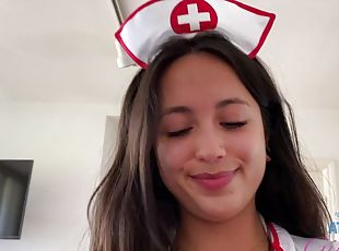 Mia Dresses Like A Nurse And Is Ready To Treat Your Cock