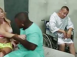 Mentally ill cuckold husband could only watch as black doctor fucks...