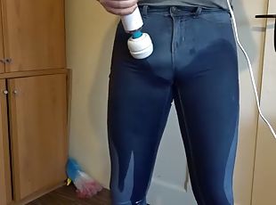 Cum in pissed jeans