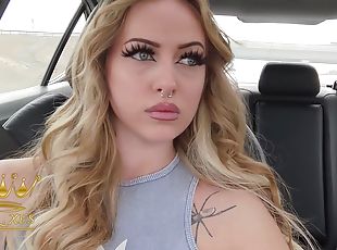 Jade Jaxx - First Time Ever Giving Road Head Right Before Her Audition