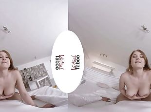 Curvy and busty Michaela fenclova gives POV titjob and footjob in P...