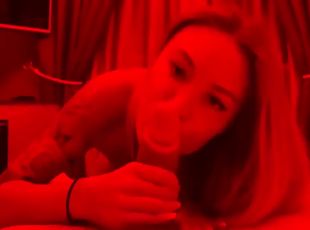 Monika Fox - Sloppy Blowjob & Fisting In Red Room