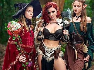 Porno D&d World - Sweetie Fox, Diana Rider and Arinafox in Sex Adve...