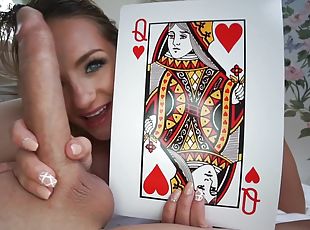 Athletic Spinner Deepthroats Cock part 2 - sex poker with horny Cal...