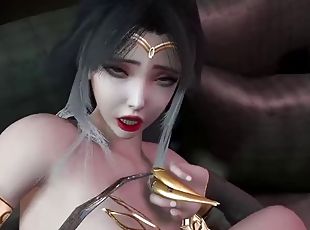 3D Cute Japanese Cosplay Slut Sucking the Big Cock and Got Fucked s...