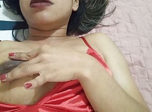 Hot stepmom masturbates, wants her stepsons big cock for her strenu...