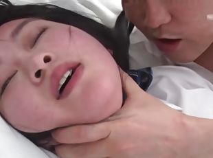 Japanese Babe got creampied by her naughty stepmother's savage frie...