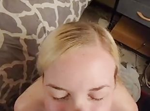 Two Blowjobs: Massive Load in Mouth and Facial Finish