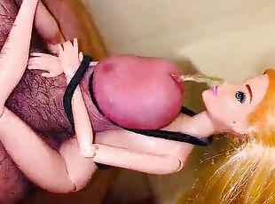 Barbie Doll Wants More Cum And Piss From A Small Penis