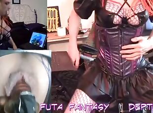 Gothic Princess in Corset Taking a Short Ride on the Sex Chair for ...