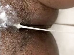 Ebony wet creamy pussy