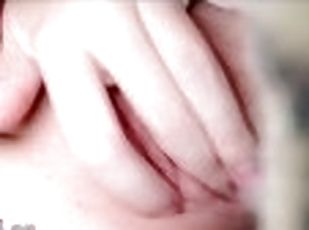 klitta, masturbation, orgasm, fitta-pussy, kvinnligt-sprut, amatör, ensam, vått, saftig