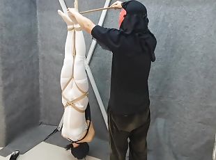 asiatic, japoneza, bdsm, ciorapi, fetish, bondage, bruneta