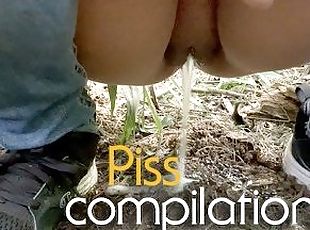 Naughty Teen Pissing in the Woods, Compilation, Get the Juice Out o...