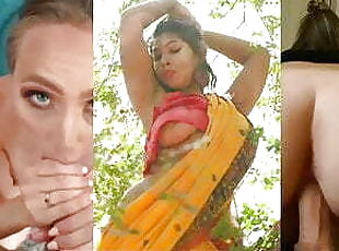 levrette, pisser, ejaculation-sur-le-corps, branlette, compilation, indien, baisers, sur-le-visage, cow-girl