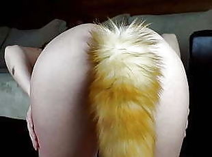 doggy-style, fitta-pussy, fru, anal, gigantisk-kuk, leksak, creampie, rödhårig, tight, liten