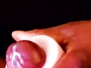 Extreme BBC Close-Up masterbation with fleshlight and huge cum shot...