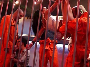 Bad girls in prison end up having a wild orgy in their cell