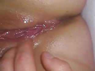 onani, orgasme, pussy, squirt, amatør, tysk, fingret, blond, pikk