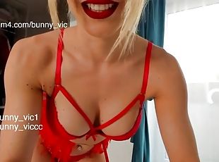 tate-mari, masturbare-masturbation, amatori, blonda, lenjerie, camera-web, tate, solo