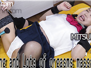 asiatisk, onani, orgasme, japansk, massasje, fetisj