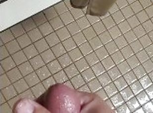 baignade, masturbation, amateur, point-de-vue, douche, solo, bite