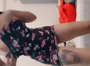 culo, masturbación, amateur, anal, adolescente, latino, culazo, a-solas, tatuaje