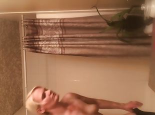 baignade, milf, maman, cam, espion, voyeur, blonde, fantaisie, serrée, douche