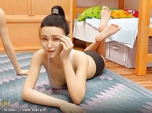 amatori, adolescenta, colegiu, 3d, erotic