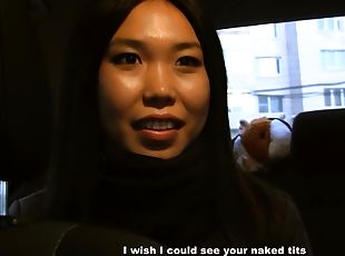 asiatisk, udendørs, offentlig, amatør, anal, blandede-racer, synsvinkel
