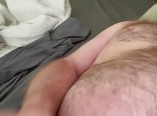 poilue, masturbation, orgasme, amateur, gay, joufflue, secousses, solo, ours