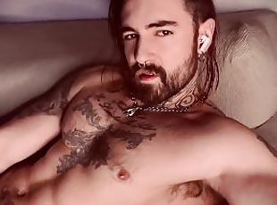Sexy spanish model masturbates on the couch POV 4k ( Full clip on m...