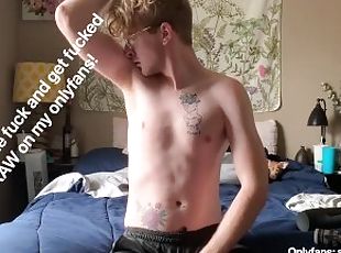 poilue, masturbation, amateur, ejaculation-sur-le-corps, jouet, gay, secousses, ejaculation, blonde, solo