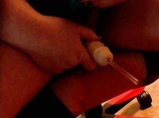 orgasme, pisser, chatte-pussy, belle-femme-ronde, solo, insertion