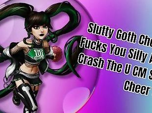 Slutty Goth Cheerleader Fucks You Silly After You Crash The U CM Su...
