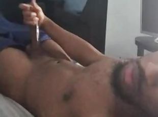 masturbation, amateur, ejaculation-sur-le-corps, énorme-bite, gay, black, ejaculation, solo, boules, bite